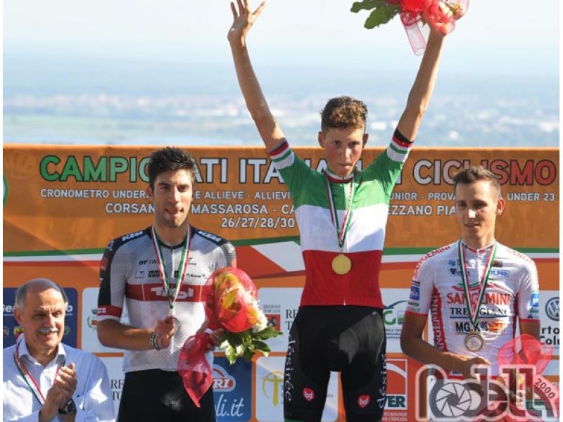 TRICOLORE U23. MARCO FRIGO (ZALF) CAMPIONE D'ITALIA